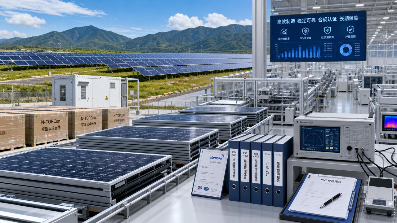 N-Type PV Module Manufacturer Checklist for Bankable Supply