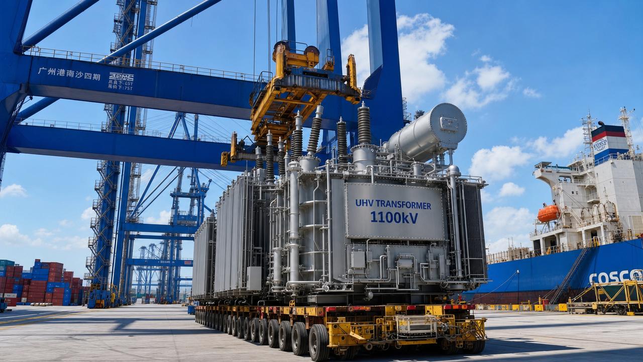 Guangzhou Port Launches Green Channel for UHV Substation Equipment Exports