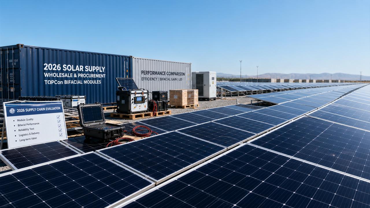 How to Compare Wholesale Topcon Solar Panels in 2026