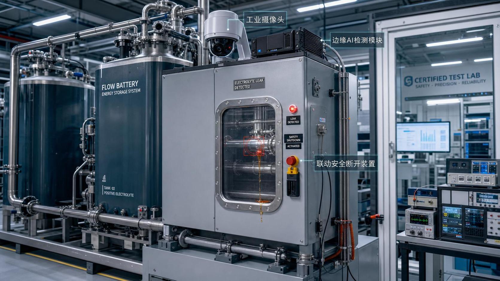 UL 1973 Draft Adds AI Leak Detection for Flow Batteries