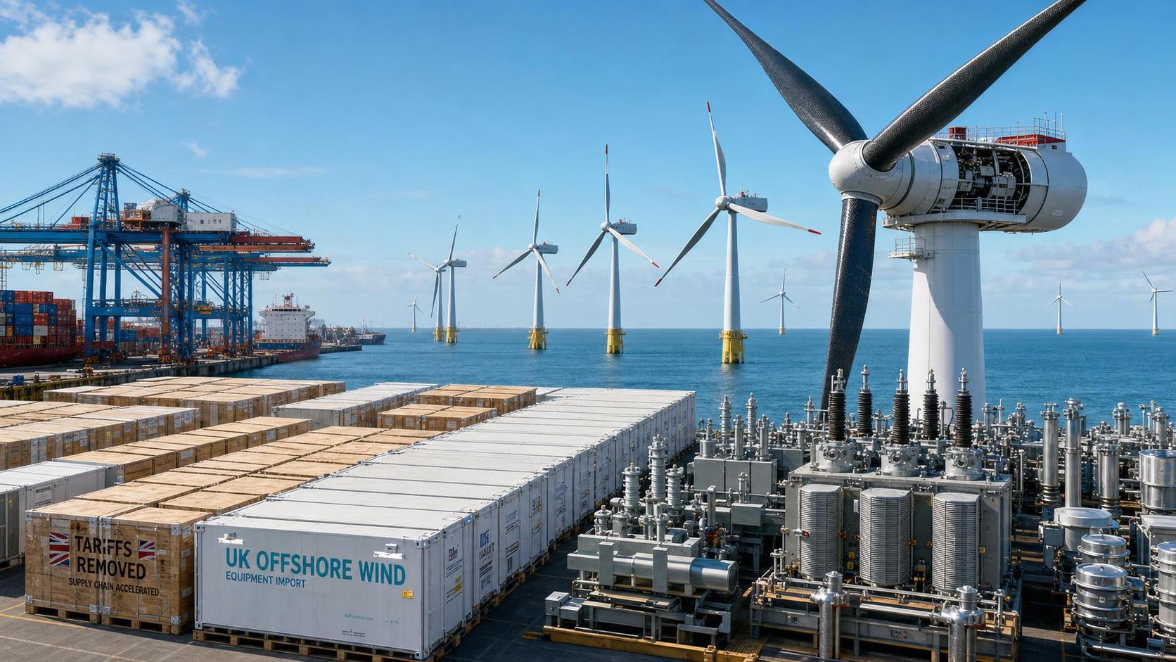 UK Removes Tariffs on 33 Offshore Wind Imports