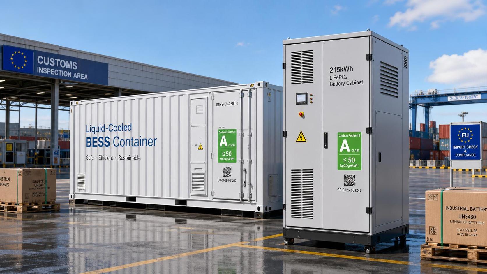 EU Carbon Labels Required for Industrial Batteries Aug. 18