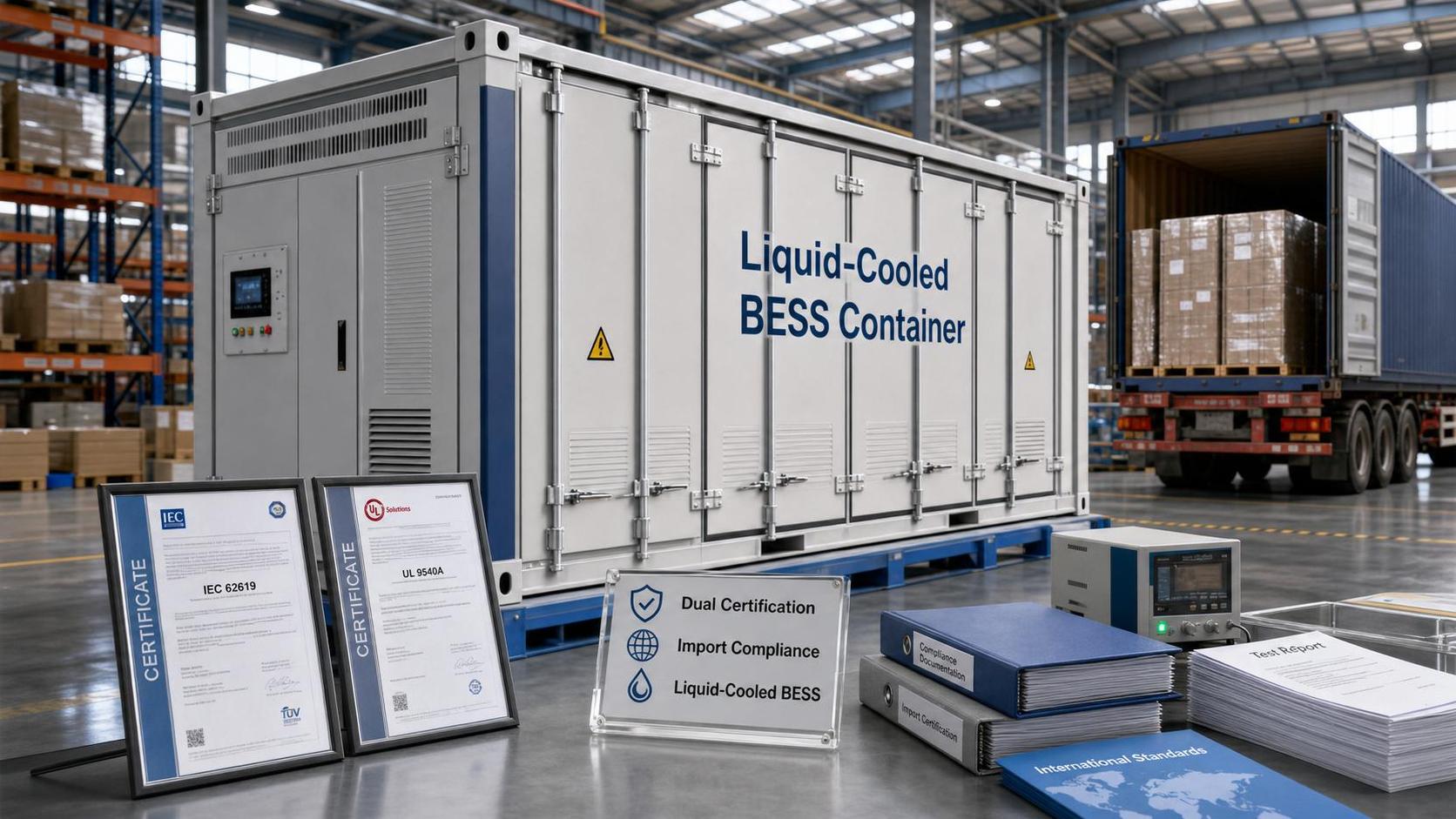 DOE Rule Sets Dual Certification for Liquid-Cooled BESS Imports