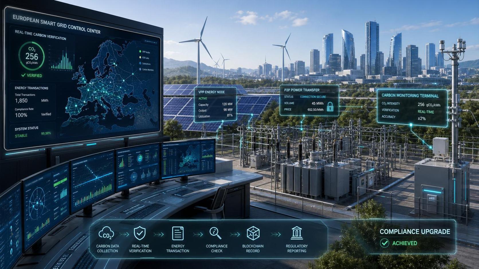 EU VPP Rule Adds Real-Time Carbon Checks to P2P Trades
