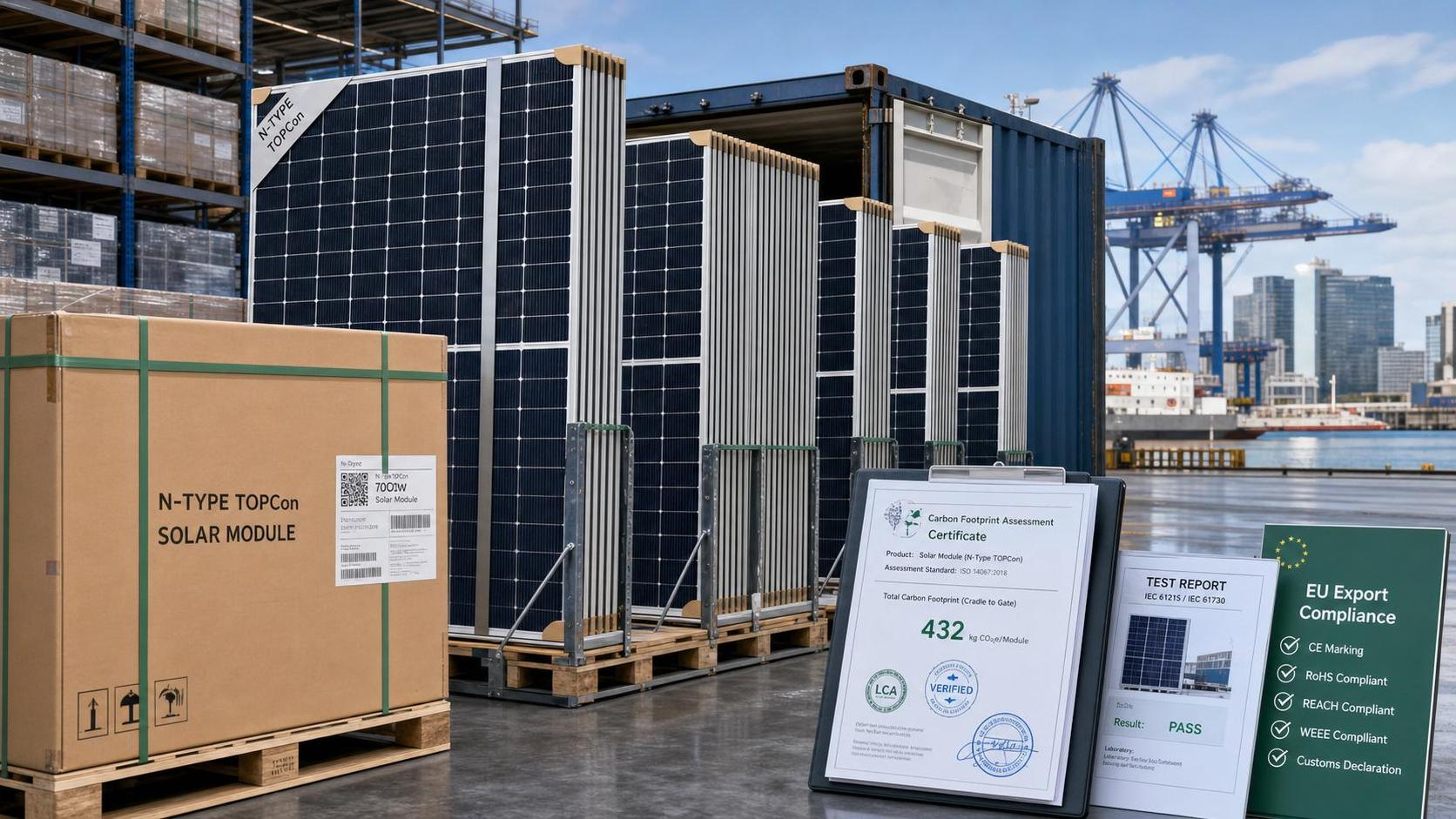 EU Requires Carbon Footprint Declarations for N-Type Module Imports
