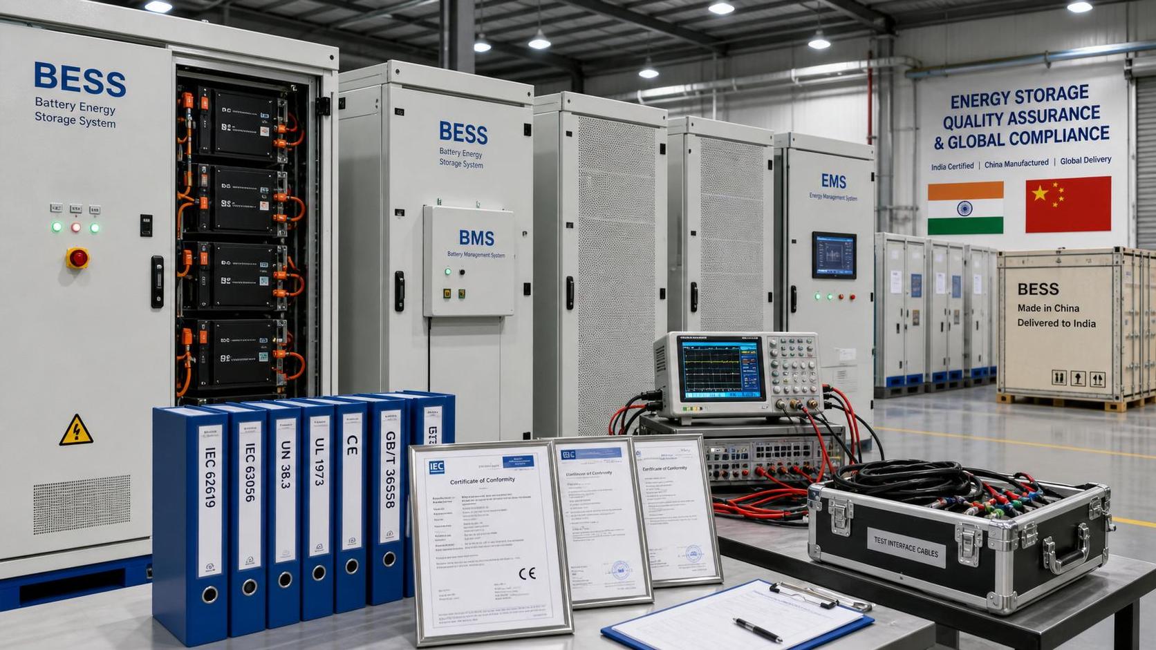 India Tightens BMS/EMS Import Certification for BESS