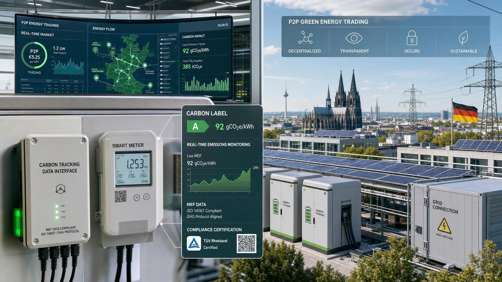 TUV Nord sets new carbon label rule for P2P energy platforms