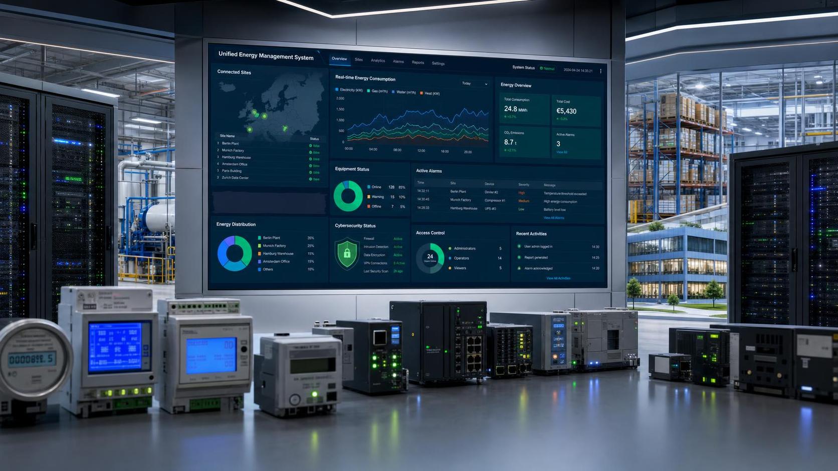 How to Compare Energy Management Systems in Europe for Multi-Site Operations