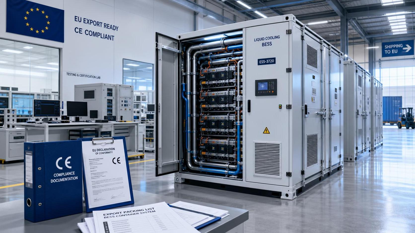 EU Rule Takes Effect for Liquid-Cooled BESS Exports