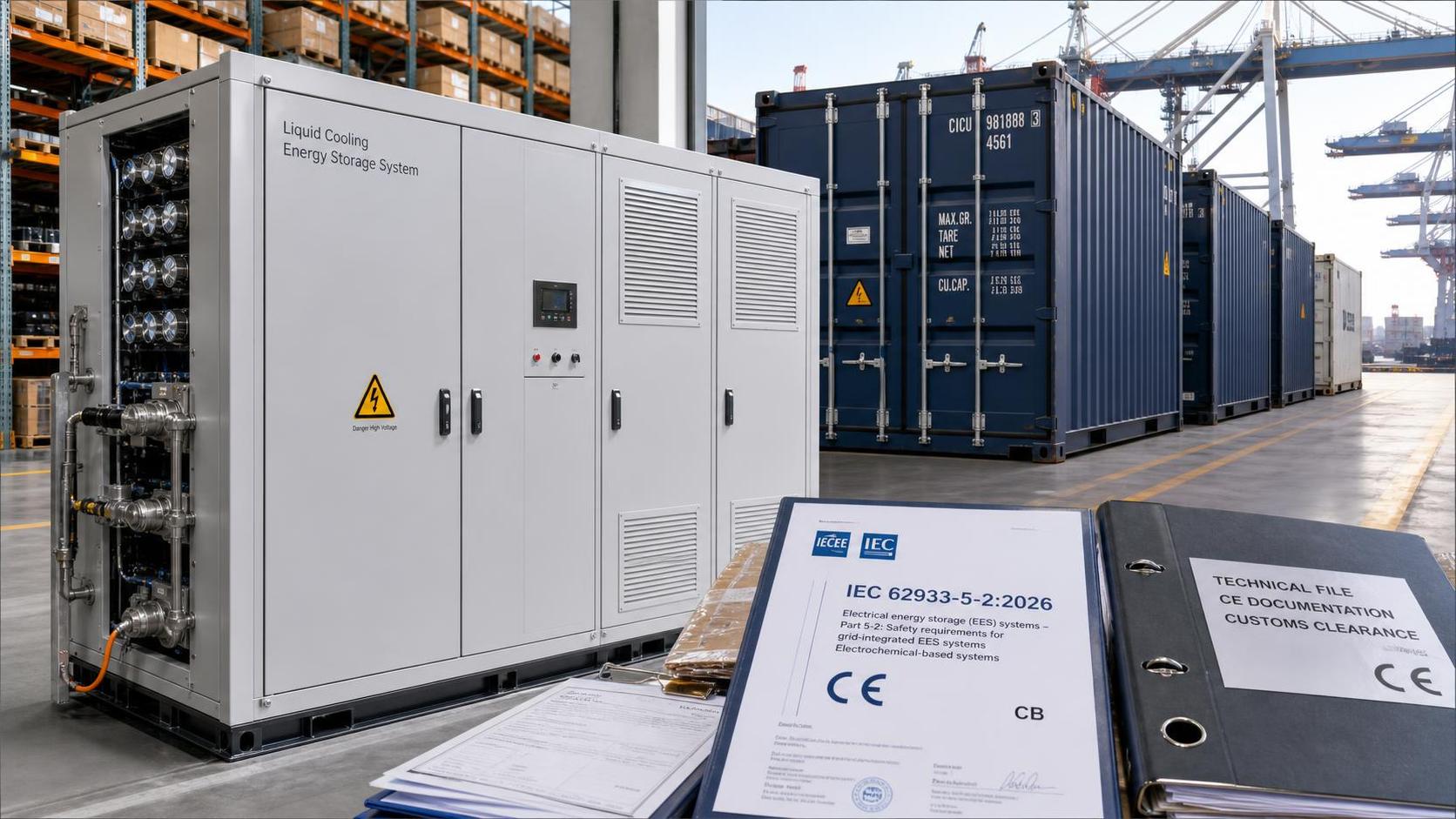 EU Rule Takes Effect: Liquid-Cooled BESS Imports Need IEC 62933-5-2:2026 Clearance