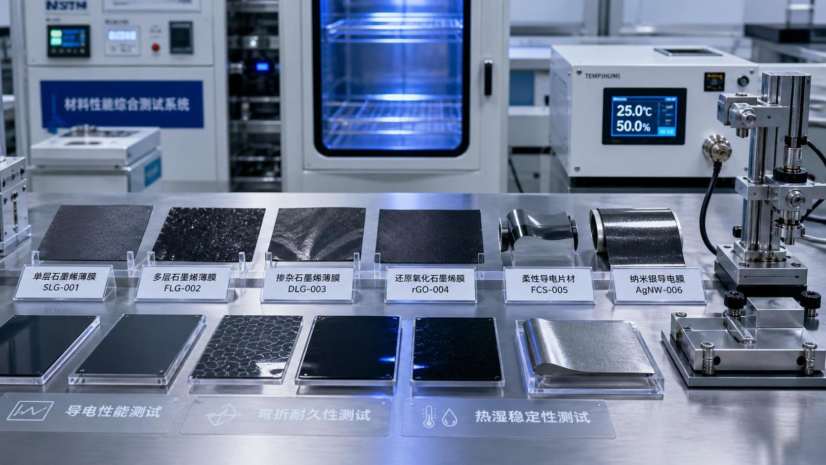 How to Evaluate Graphene Materials for Electronics by Conductivity, Flexibility, and Stability