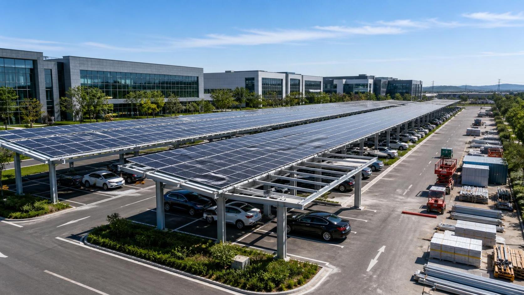 How Modular Solar Carport Systems Reduce Installation Time and Site Disruption