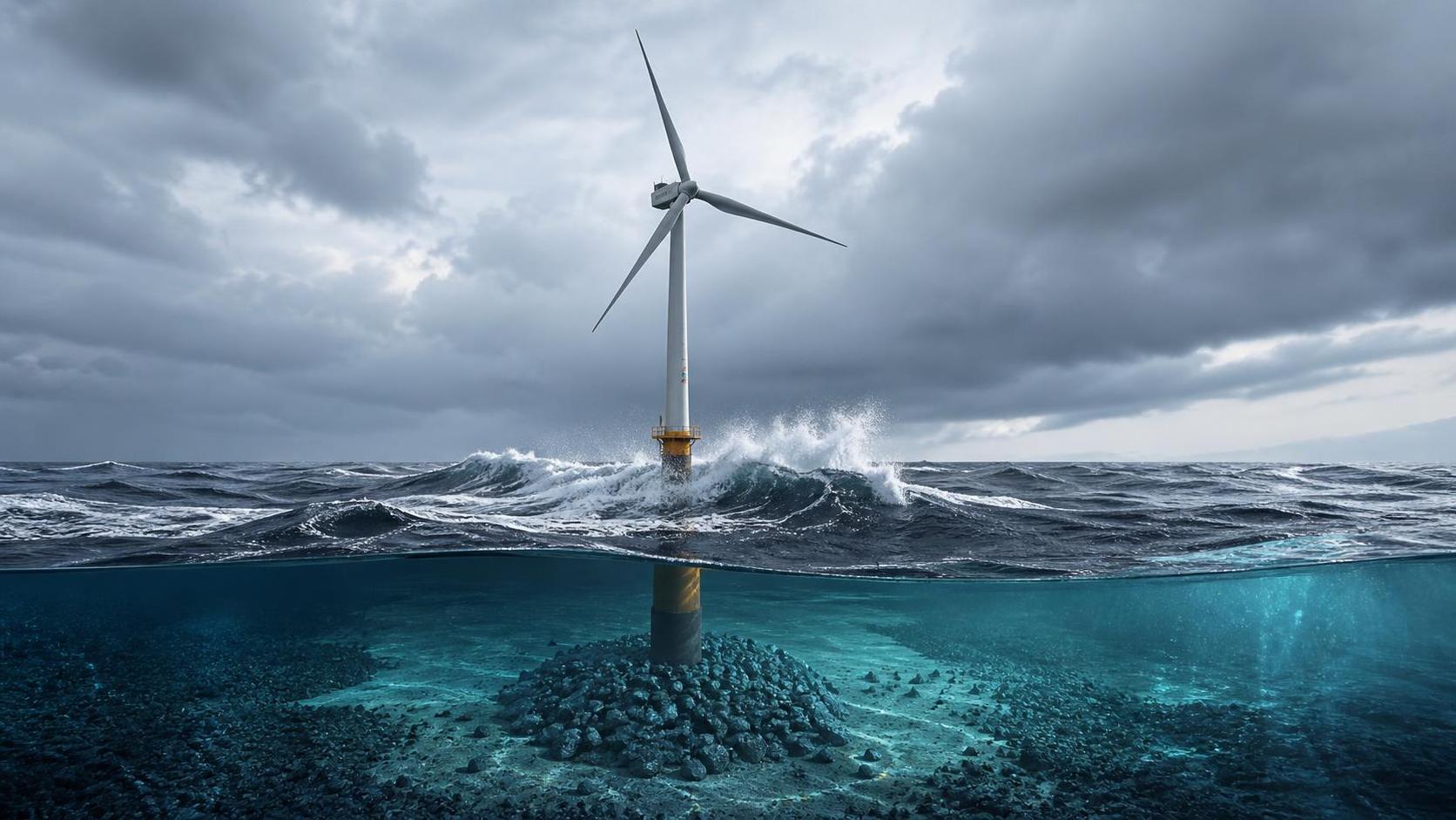 How offshore wind turbines withstand extreme wave loading