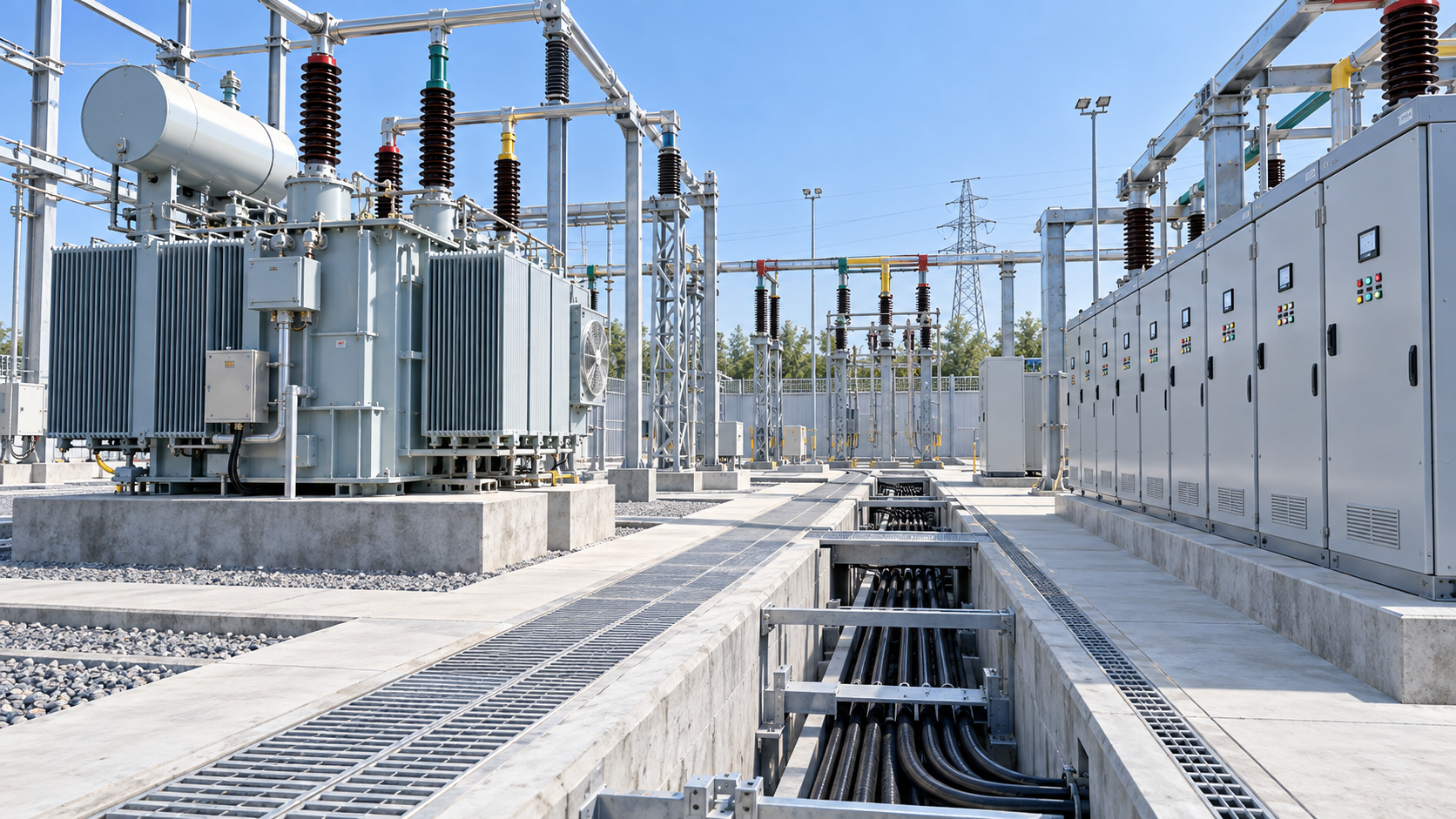 What drives power distribution cost in a substation upgrade?