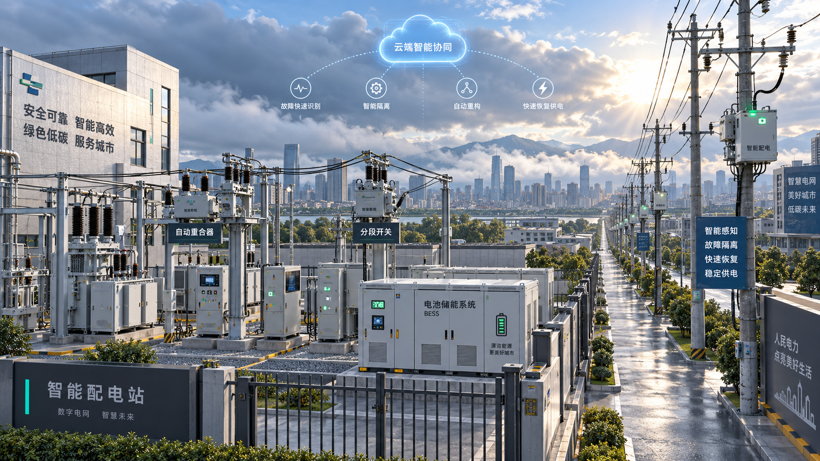 When does a cloud-based smart grid intelligence platform improve outage response?