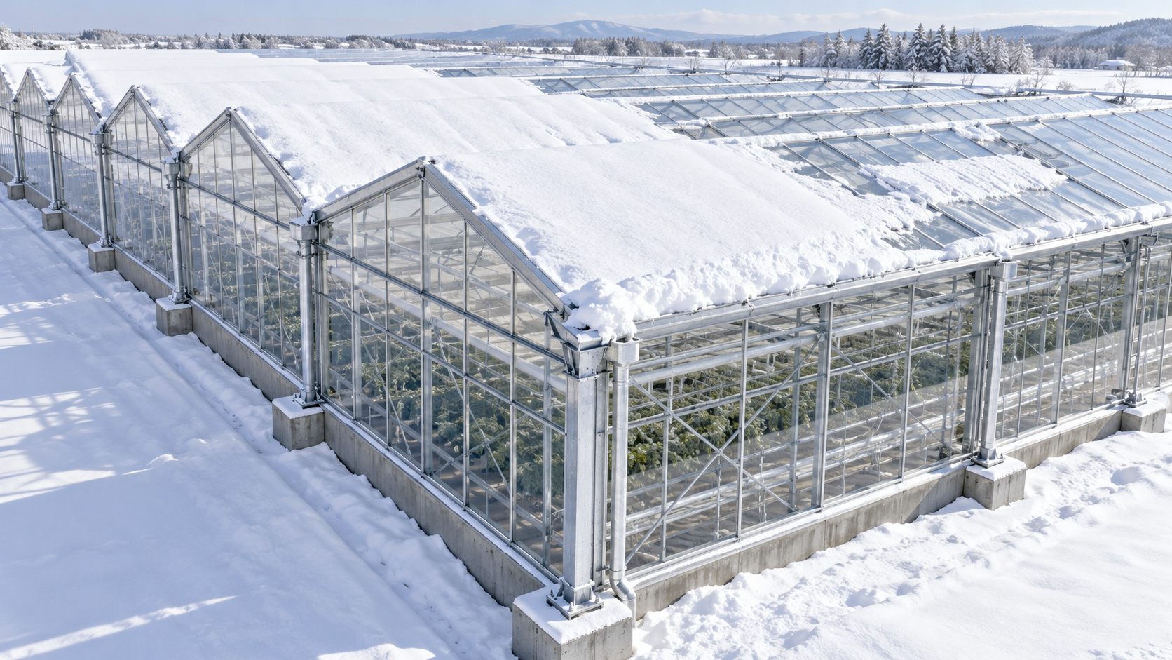 How to assess snow load requirements for commercial greenhouses
