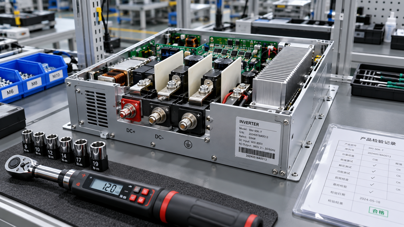 How to assess quality control during an inverter factory audit