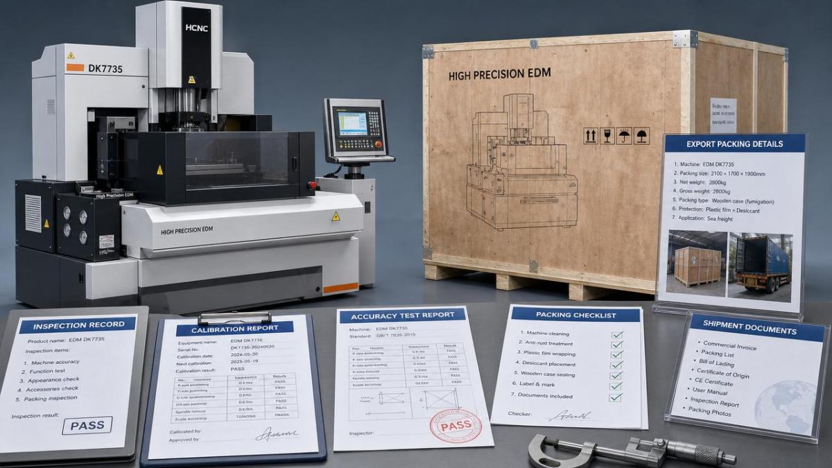 EDM machine OEM supplier checks that prevent delivery disputes