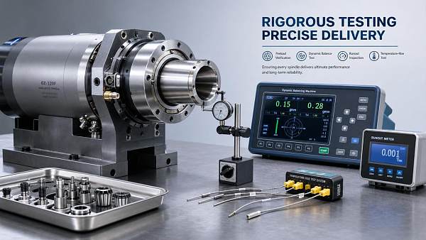 Machine tool spindle factory checks that prevent early failure