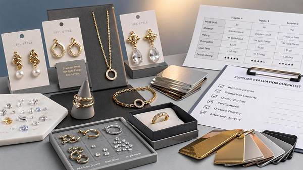 Fashion Jewelry Wholesale Buying Guide: MOQ, Materials, Pricing, and Supplier Red Flags