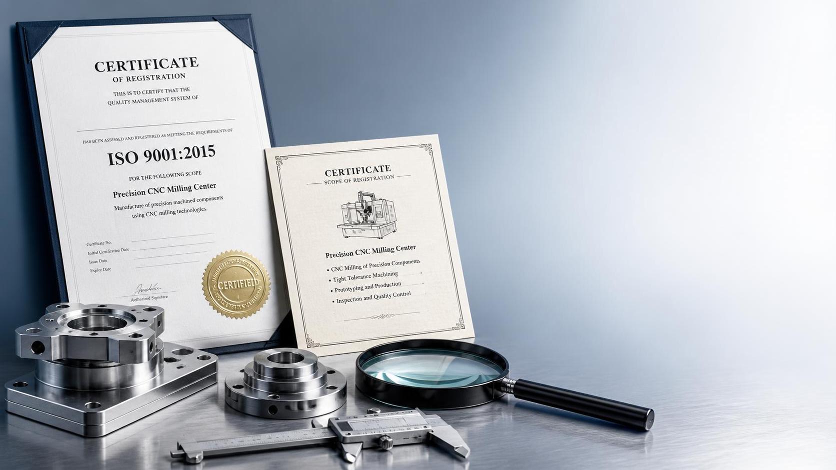 How to verify whether a precision milling center is truly ISO certified