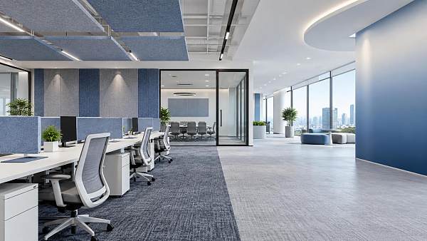How office acoustics affect speech privacy in open-plan workspaces