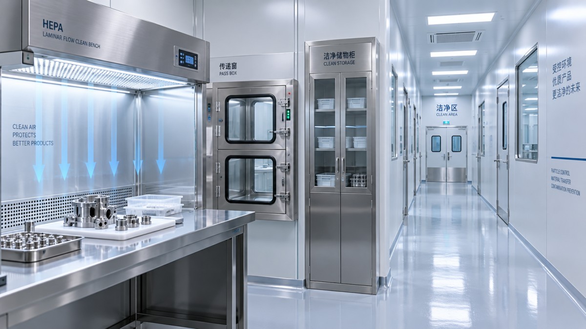 Cleanroom equipment application guidance to reduce contamination risk