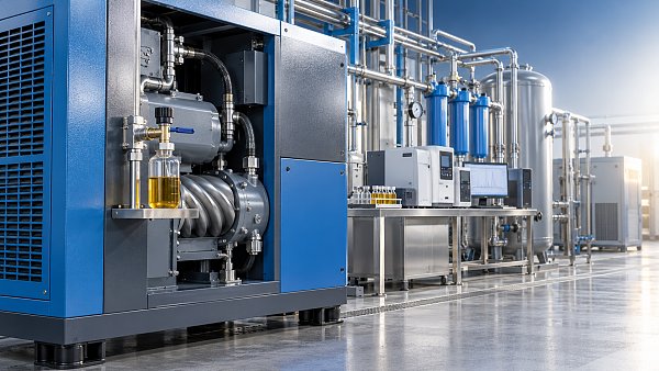 When do industrial lubricants for compressors need oil analysis?