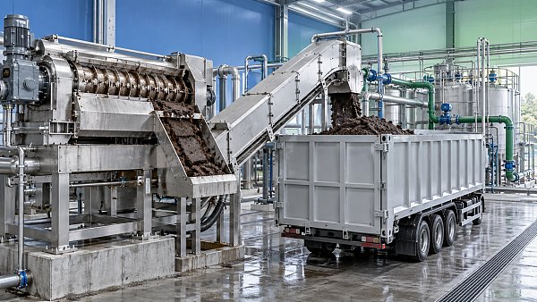 When do sludge dewatering machines lower hauling costs?