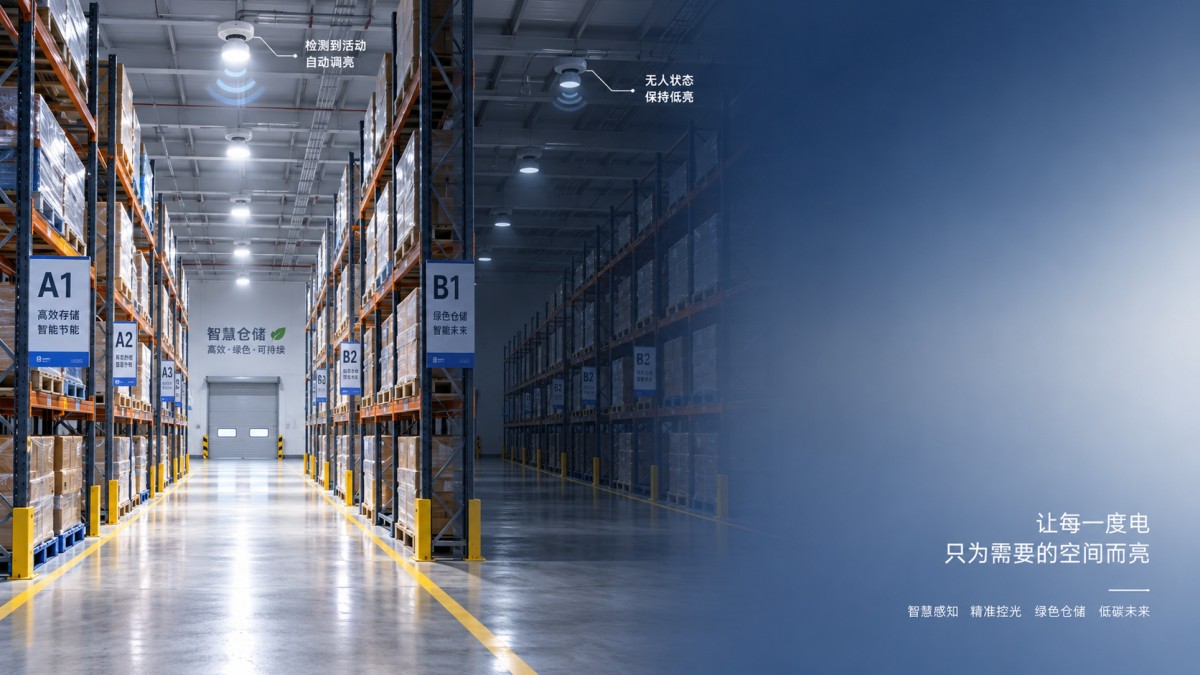 When occupancy controls reduce warehouse lighting energy waste