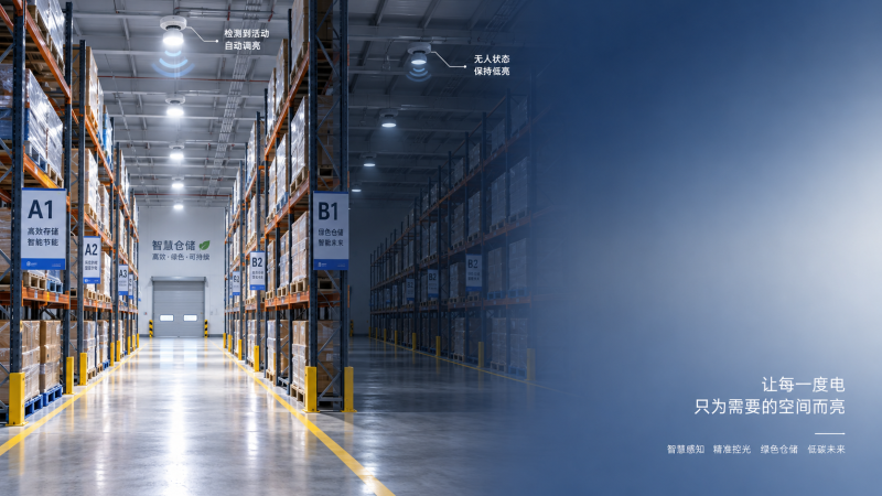 When occupancy controls reduce warehouse lighting energy waste