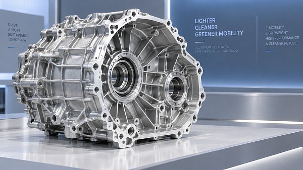 When is die-cast aluminum suitable for lightweight vehicle housings?