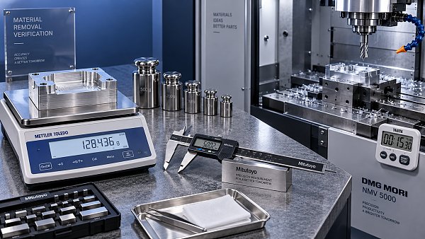 How to verify a supplier's chip removal rate measurement accuracy