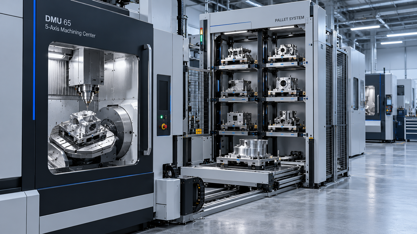 When do automated CNC cell systems pay off for 5-axis machining?