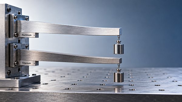 Aluminum vs. titanium for lightweight parts with equal stiffness