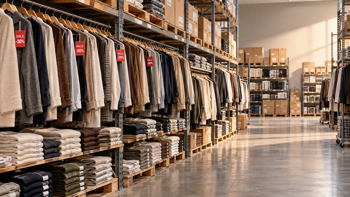 How does excess inventory affect fashion retail profitability?