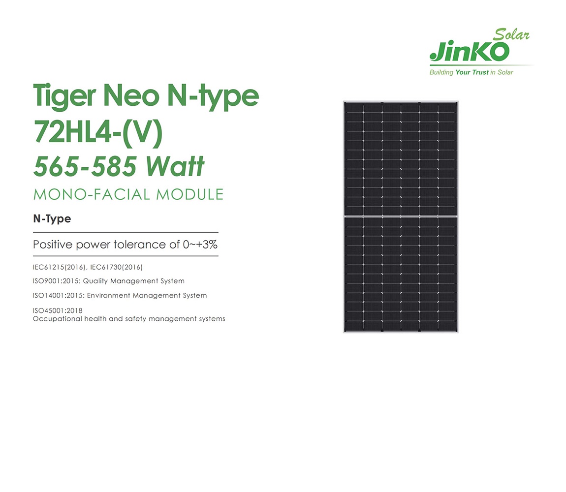 Tiger Neo N-type 72HL4-(V) 565-585 W