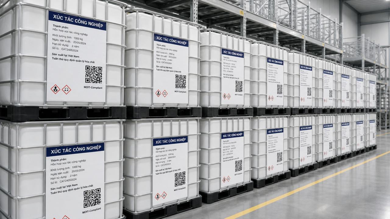 Vietnam Mandates Vietnamese SDS & QR Codes for Industrial Catalysts from Q3 2026