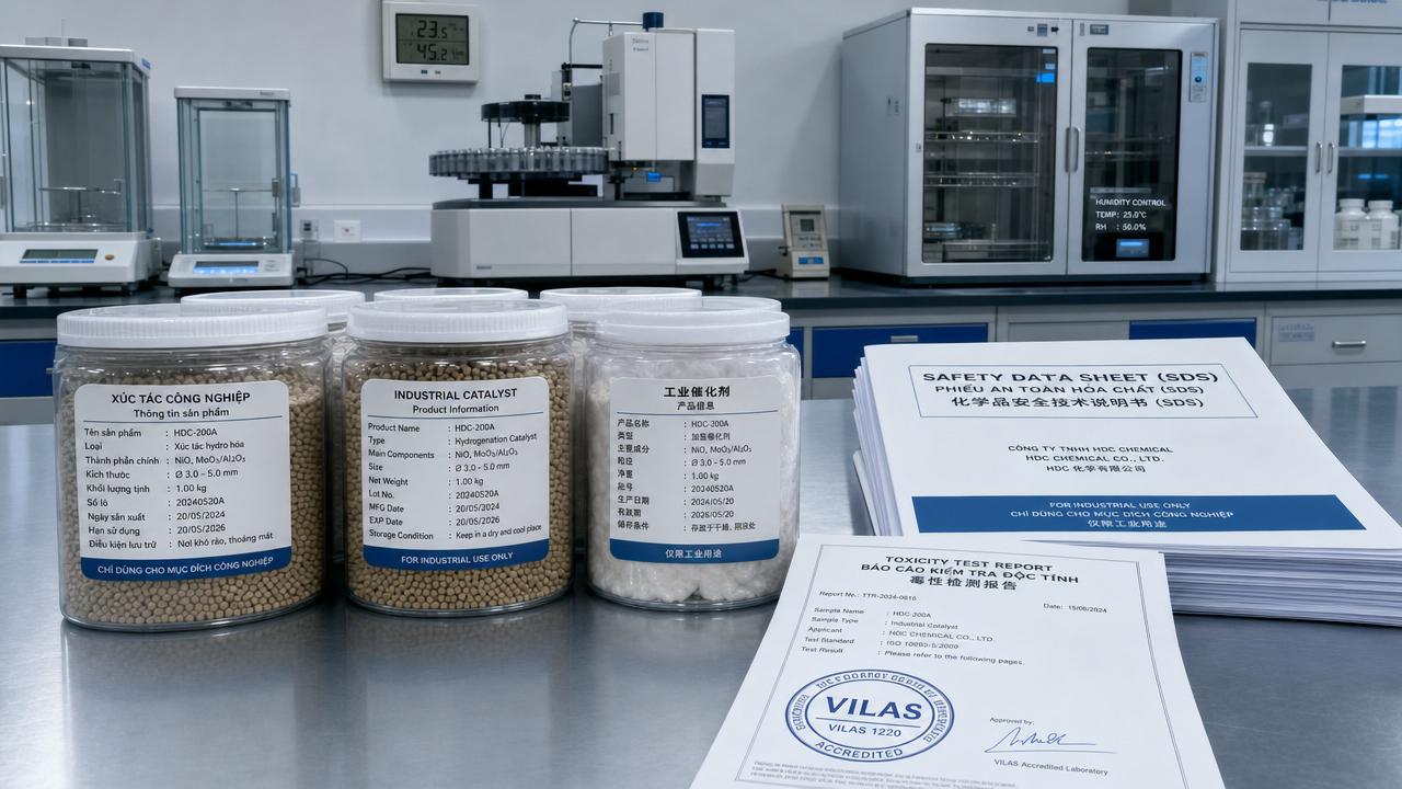 Vietnam Enforces Trilingual SDS & Toxicity Re-Testing for Industrial Catalysts