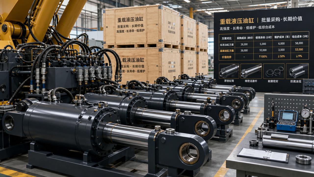 Heavy Duty Hydraulic Cylinder Wholesale: Cost vs Service Life in 2026