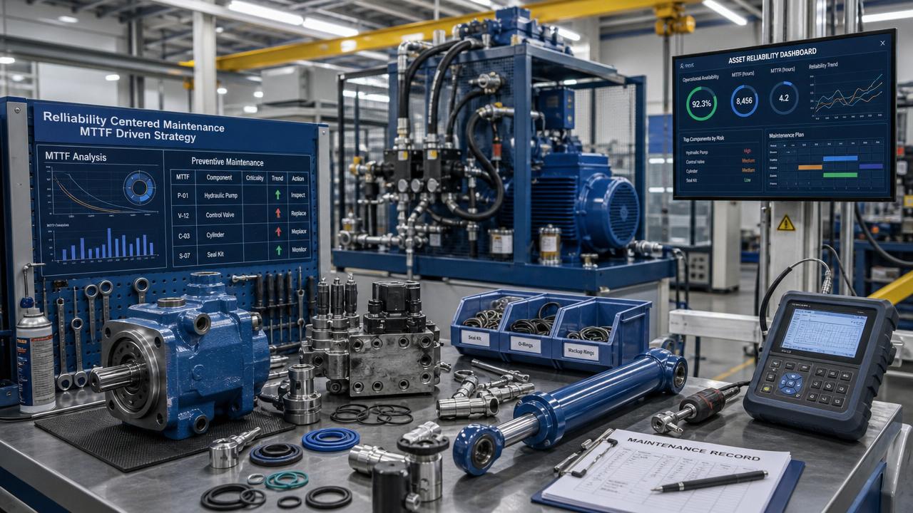 How to Use MTTF for Hydraulic Components in Maintenance Planning