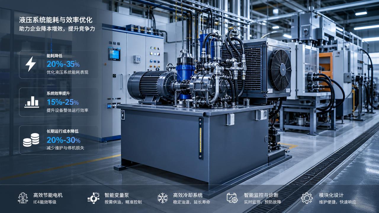 Energy Consumption of Hydraulic Units: Cost Benchmarks for 2026