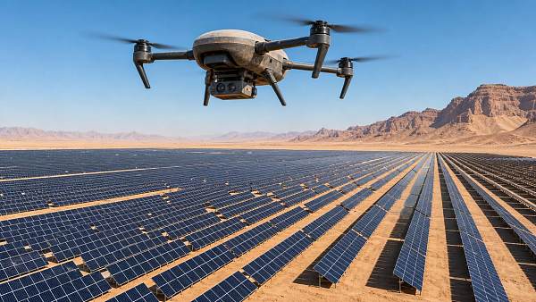Saudi PIF’s Al-Ula Solar Park Deploys Solar-LIT UAVs, Spurring GCC Certification Rush