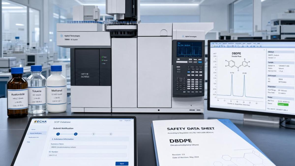 DBDPE Added to REACH SVHC Candidate List: Impurity Profiling Now Required for Electronic-Grade Chemical Exports DBDPE Added to REACH SVHC Candidate List: Impurity Profiling Now Required for Electronic-Grade Chemical Exports