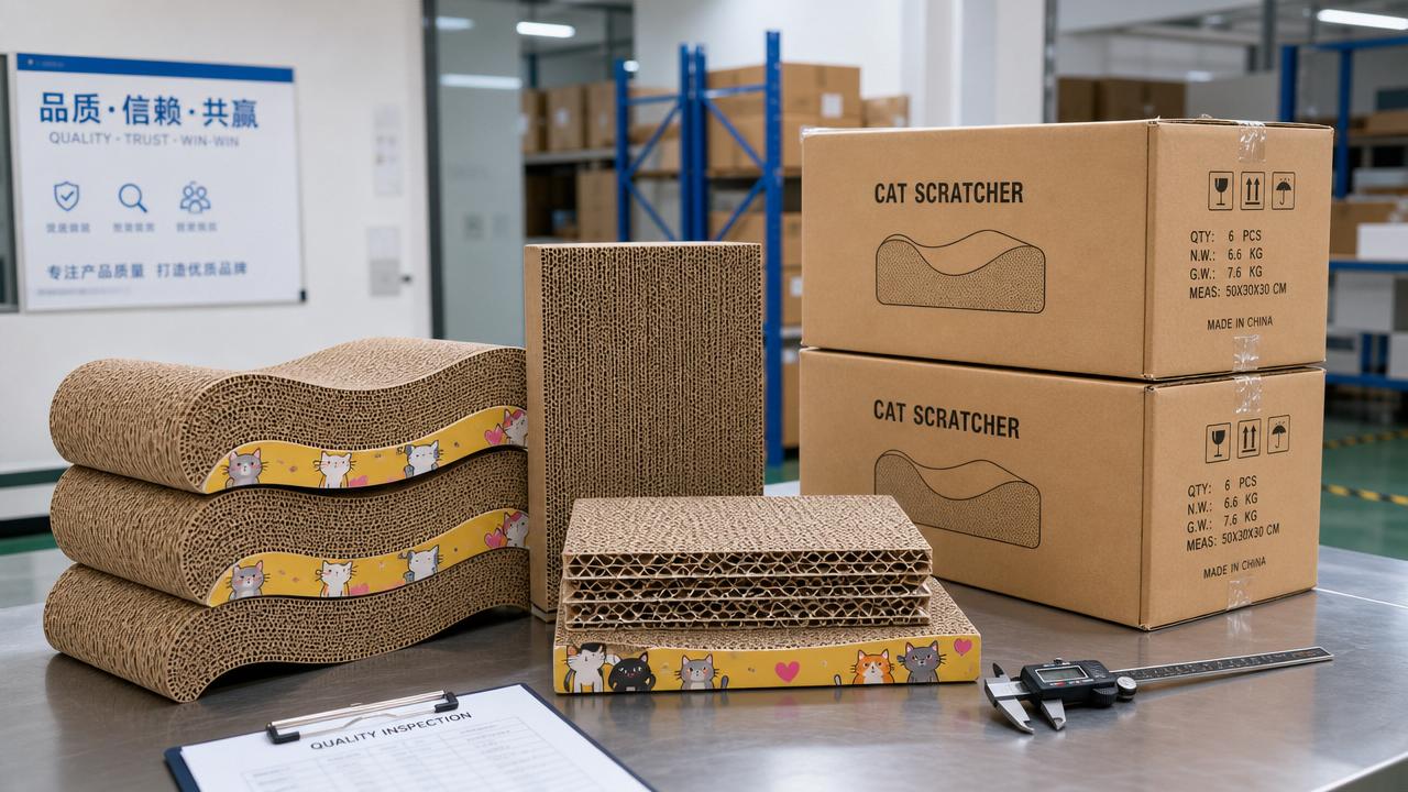 Corrugated Cat Scratcher Wholesale: Quality Checks Before Ordering