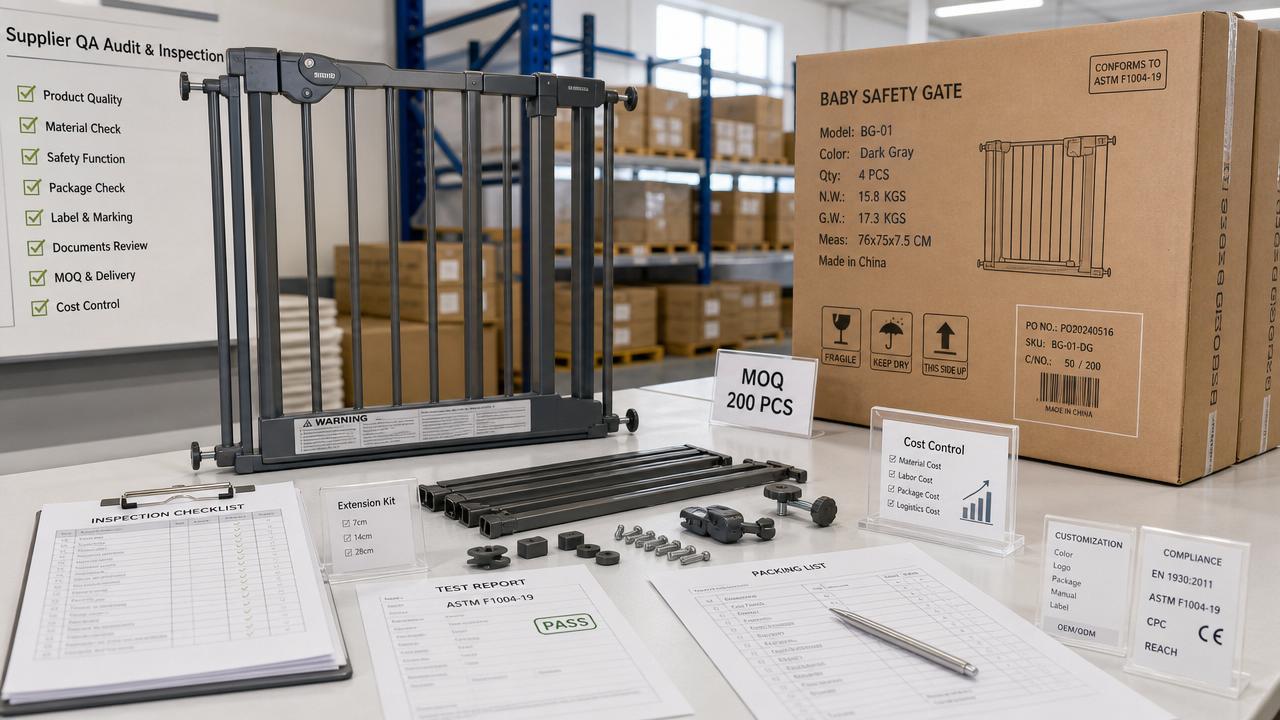 Baby Safety Gates Wholesale: Cost, MOQ, and Compliance Checks