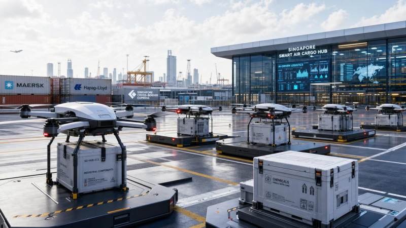 PSA Launches AI Sky Grid With Cargo Drone Pilot PSA Launches AI Sky Grid With Cargo Drone Pilot