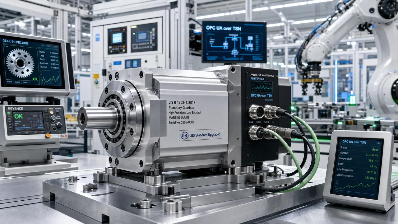 Japan JIS Rule Adds Mandatory AI Interface to Planetary Gearboxes