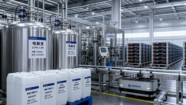 CATL Secures 300,000-Ton Electrolyte Supply Deal