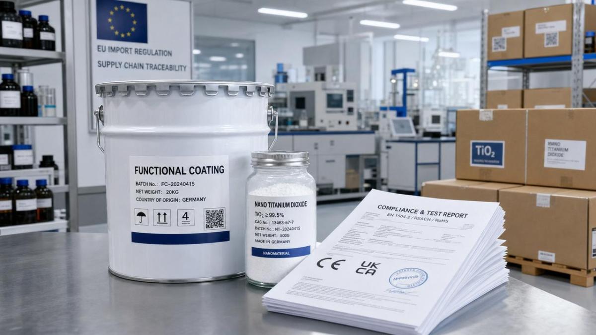 EU Tightens nano-TiO₂ Traceability for Functional Coatings EU Tightens nano-TiO₂ Traceability for Functional Coatings